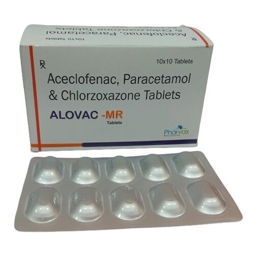 Aceclofenac + Paracetamol + Chlorzoxazone Tablets