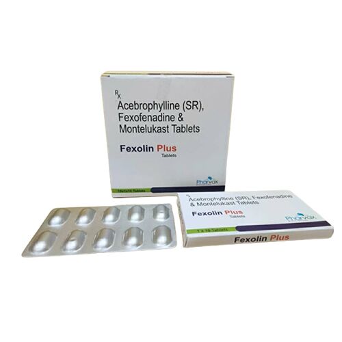 Acebrophylline, Fexofenadine Hydrochloride and Montelukast Tablets