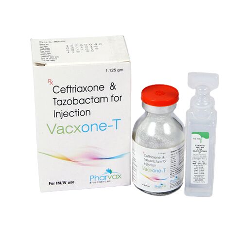 Ceftriaxone 1000mg and Tazobactam 125mg with water Injection - Image 2