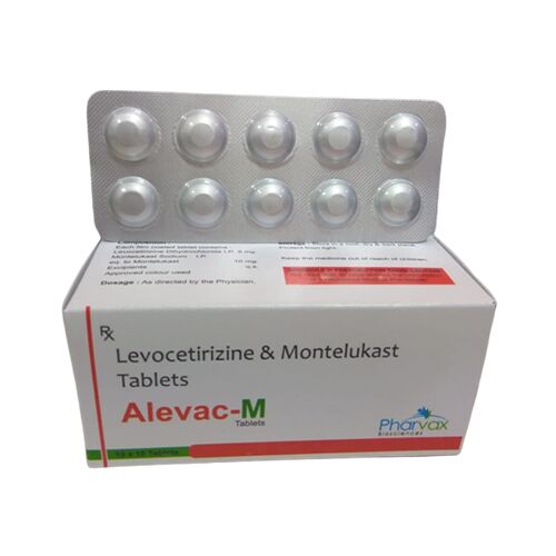 Levocetirizine Dihydrochloride 5mg+ Montelukast 10 mg Tablets