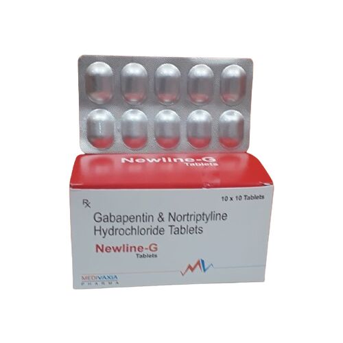 Gabapentin 400 mg +Nortryptiline 10 mg Tablets